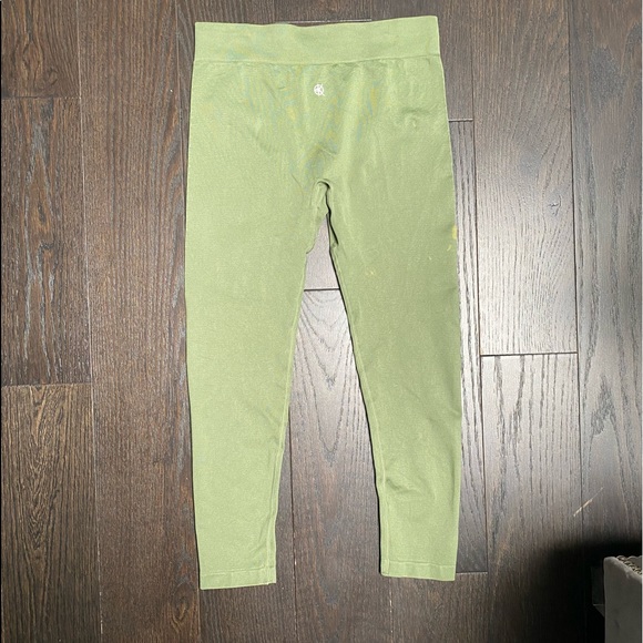 Olive Green Leggings-Workouts by Katya - Picture 5 of 9